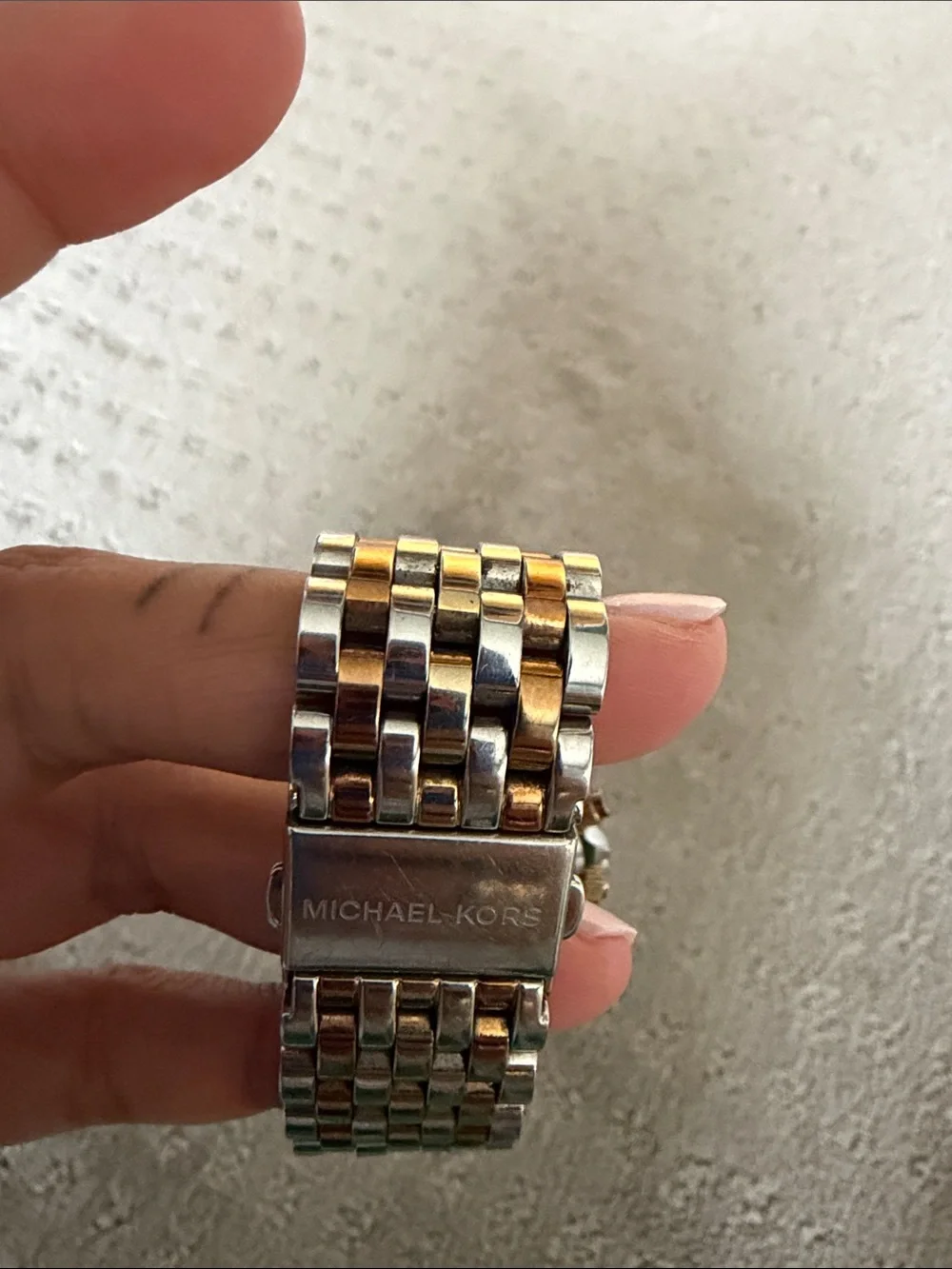 Michael Kors Tri Tone Pressley Watch (model MK5888)